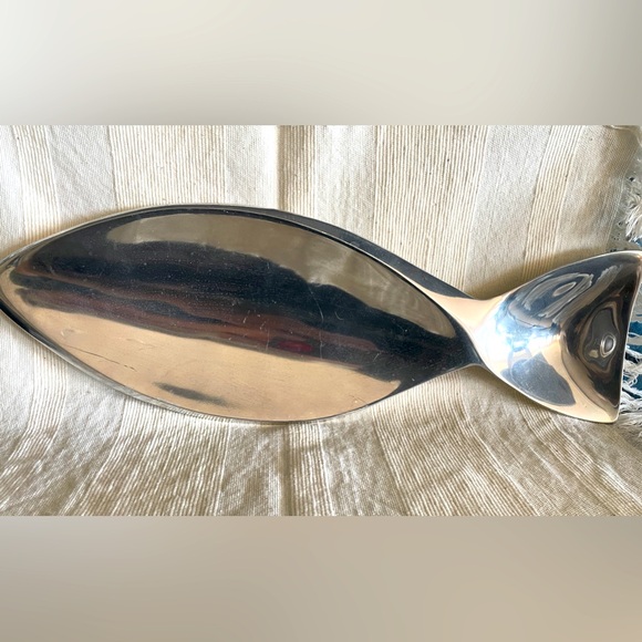 Nambe Piatto Da Portata In Legno Di Acacia – Forma Di Renna Natalizia – Con Due Spalmatori A Forma Di Corna - 2